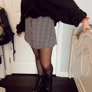 Daisy button up skirt